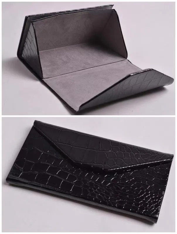 Estuche plegable para gafas, referencia negra