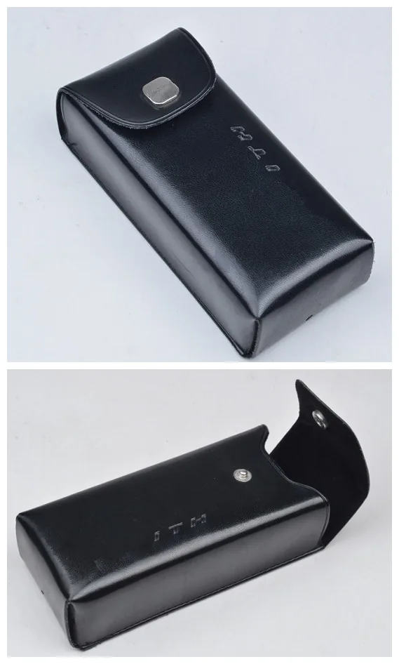 Estuche plegable negro para gafas